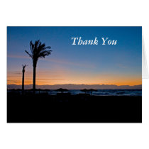 Red Sea Thank You Photo Card cards