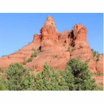 Red Sedona Mountain photo sculptures