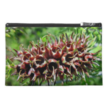 Red Seed pods on stem Travel Accessories Bags