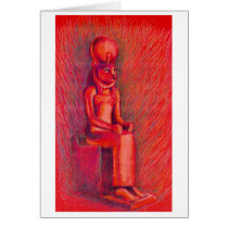 Red Sekhmet Card cards