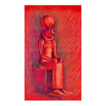 Red Sekhmet Poster posters