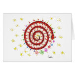 Red Serpent Note Card