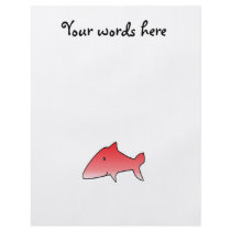 Red shark flyer