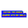 red shells bumper sticker