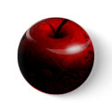 Red Shiny Apple -  Forbidden Fruit buttons