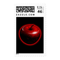 Red Shiny Apple -  Forbidden Fruit stamps