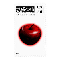 Red Shiny Apple -  Forbidden Fruit stamps