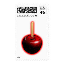 Red Shiny Apple -  Forbidden Fruit stamps