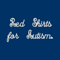 Red Shirts for Autism... embroidered shirts