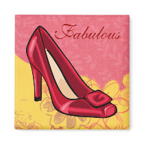 Red Shoe Magnet by Customizables Red Shoe Magnet