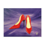 Red Shoes Postcard