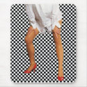Red shoes Ready To Go mousepads