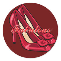 Red Shoes Stickers by Customizables Red Shoes Stickers