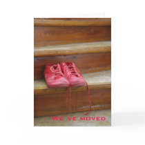 Red shoes we´ve moved cards