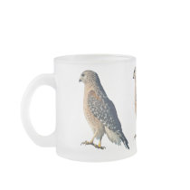 Red-shoulder Hawk Glass Mug