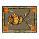 Red Shouldered Leaf Beetle Collector Card Post Card