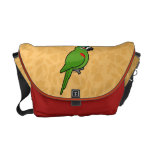 Red-shouldered Macaw Custom Messenger Bag