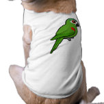 Red-shouldered Macaw Dog Ringer T-Shirt
