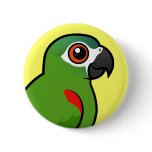 Red-shouldered Macaw Round Button
