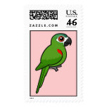 Red-shouldered Macaw Stamp