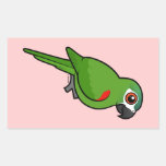 Red-shouldered Macaw Rectangle Sticker