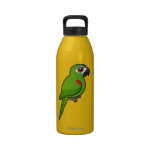 Red-shouldered Macaw Water Bottle