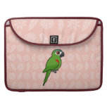 Red-shouldered Macaw Laptop Flap Sleeve