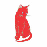 Red Siamese Cat Photo Cut Out
