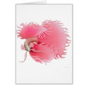Red Siamese Fighting Fish Card