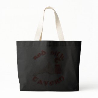Red Silk Tote bag