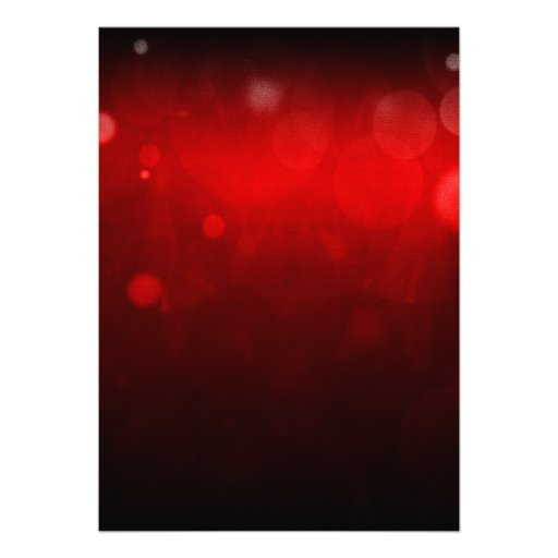 Red Silver Carpet Hollywood Prom Formal Invitation