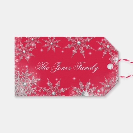 red silver winter wonderland christmas gift tags zazzle red silver winter wonderland christmas gift tags zazzle