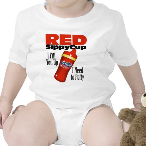 Red Sippy Cup T-shirt