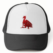 Red Sitting Dragon hats