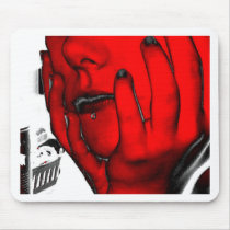 RED SKIN MONICAN mousepads by whittyart RED SKIN MONICAN mousepads