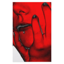 RED SKIN MONICAN stationery by whittyart RED SKIN MONICAN stationery