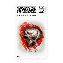 red skull 2 stamps
