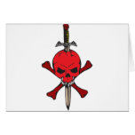 Red Skull and Sword Cards