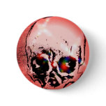 Red Skull Pin