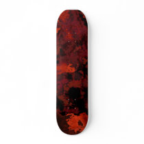 red skull ocean skate board