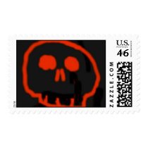 Red Skull Stamp