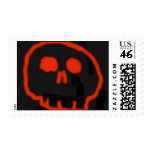 Red Skull Stamp