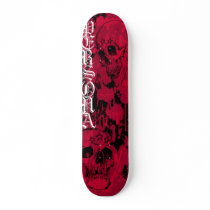 Red Skulls skateboards