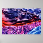 Red Sky  - Artwork by Carol Trammel Posters