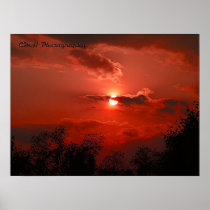 Red Sky at Night Poster