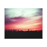 Red sky at night, shepherds delight. canvas prints