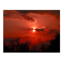 Red Sky @ Night postcards