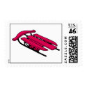 Red Sled Stamps stamp