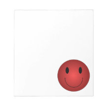 Red Smiley Notepads