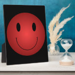 Red Smiley Photo Plaques